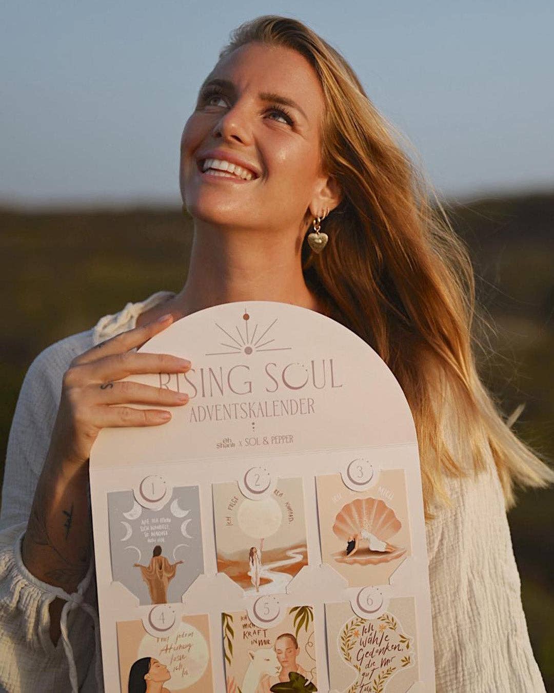 Adventskalender Rising Soul von oh shanti und Sol und Pepper mit Affirmationskarten