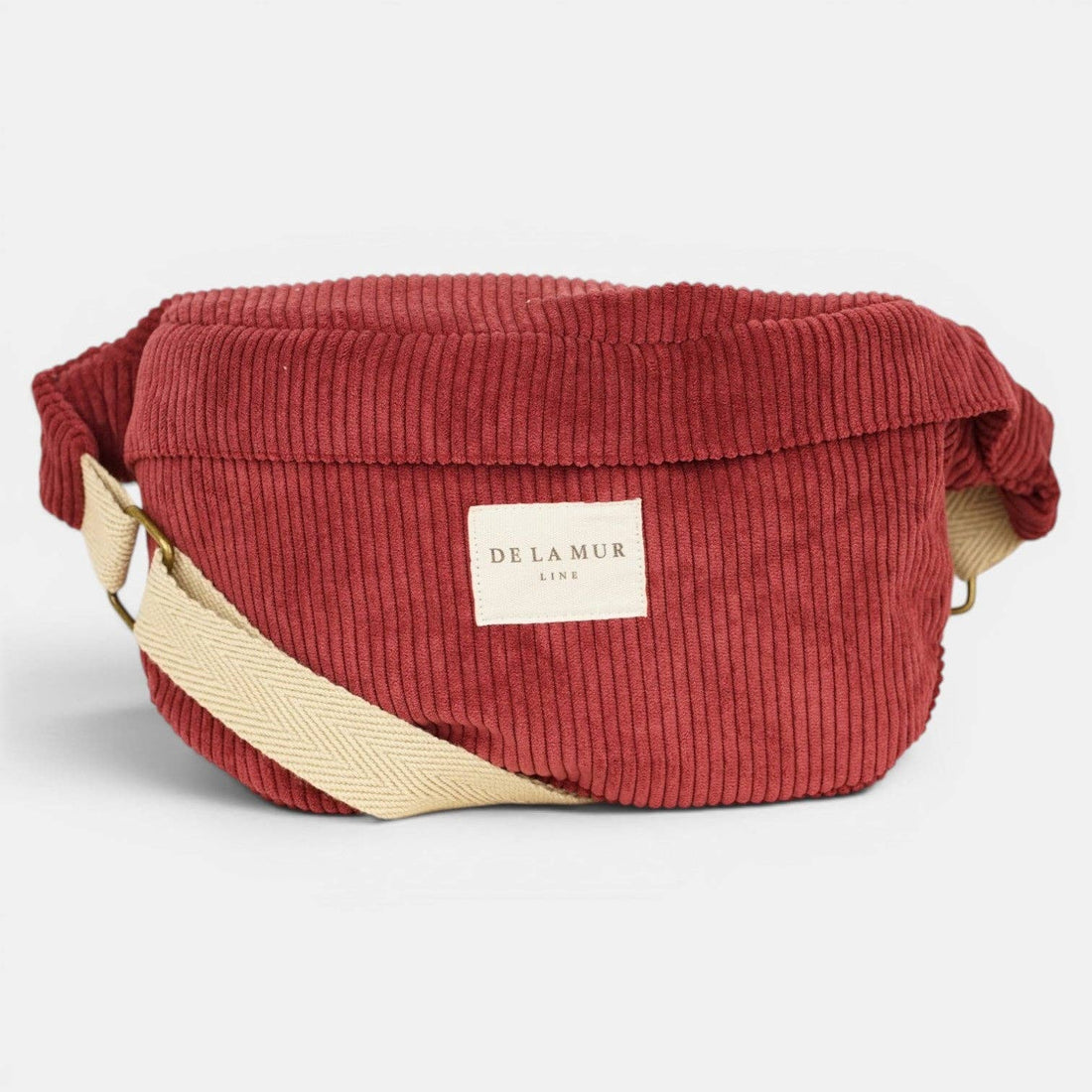 Bauchtasche von De La Mur in Arde, Cord bordeaux