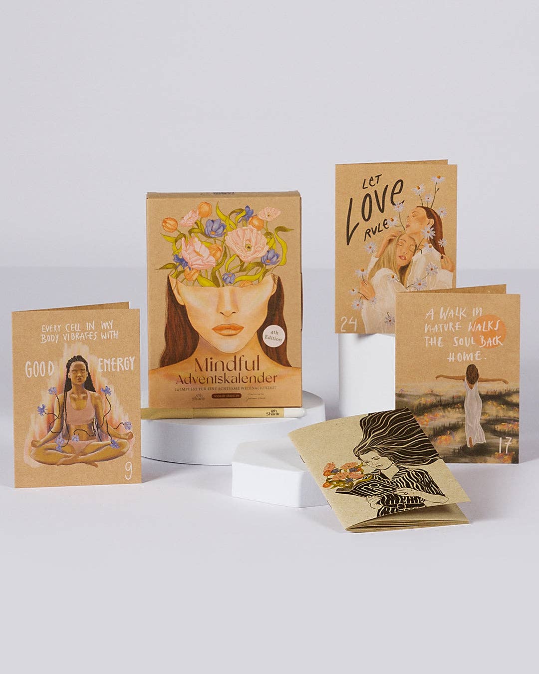 Mindful Adventskalender Edition 4 von oh shanti mit 24 Achtsamkeitskarten