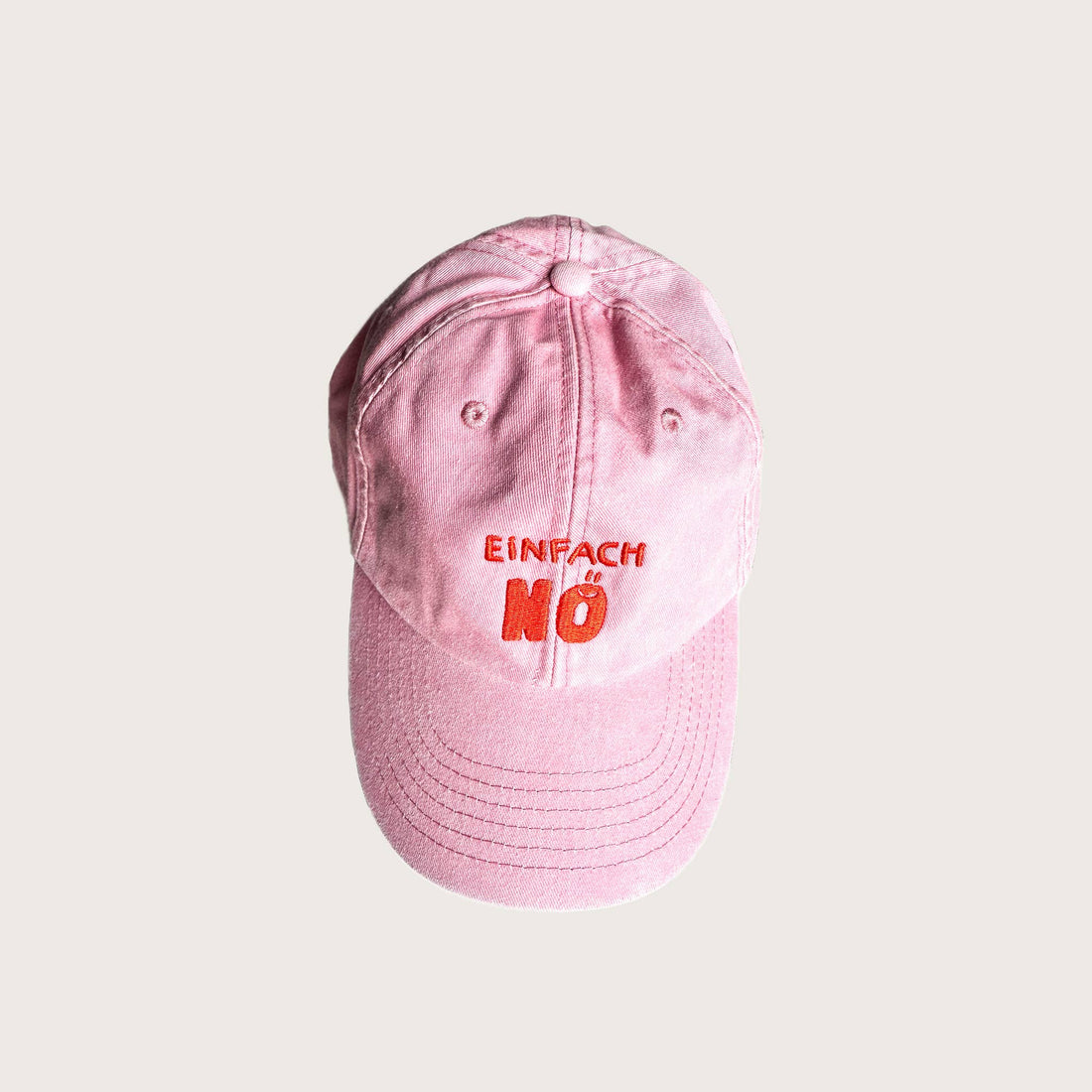 Limited Edition Cap Vintage Dusky Pink von StudioSonna, bequeme Baseballmütze mit stylischem Vintage-Design, vorne sichtbar.