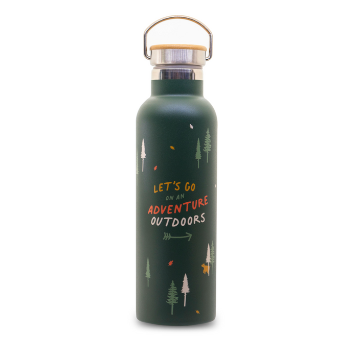 Trinkflasche „Let’s go on an adventure outdoors“, Roadtyping