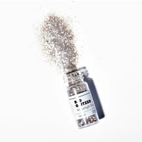 Glitzer Bio 5g von Birkenspanner, funkelnde Naturkosmetik im kleinen Tiegel, für kreative Beauty- und Pflegeanwendungen.