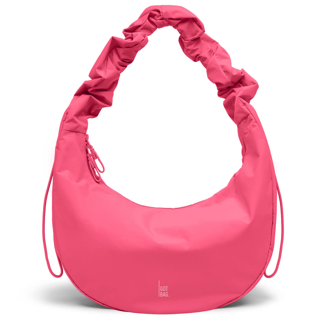 Got Bag Moon-Bag Ruffle Rucksack mit Rüschen, nachhaltiger HipBag aus recyceltem Material, stylischer City- und Alltagsrucksack