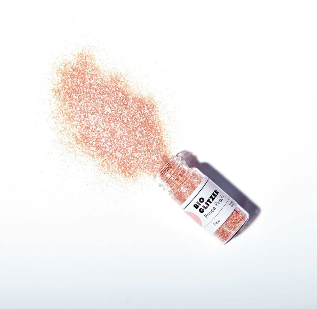 Birkenspanner Glitzer Bio 5g, dekoratives Beauty & Pflege Produkt mit glitzernder Textur, auf weißem Hintergrund.